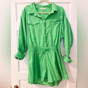 Faithfull the Brand Green Romper